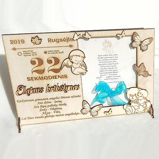 Krikštynų dienos rėmelis pinigams dovanoti