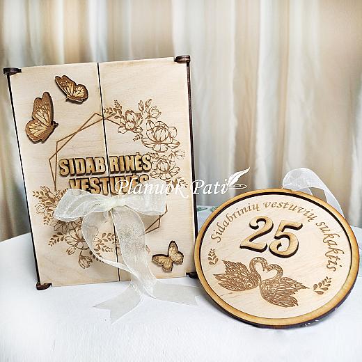 Atverčiami rėmeliai vestuvių jubiliejui