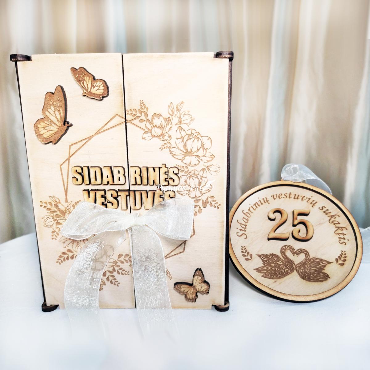 Atverčiami rėmeliai vestuvių jubiliejui