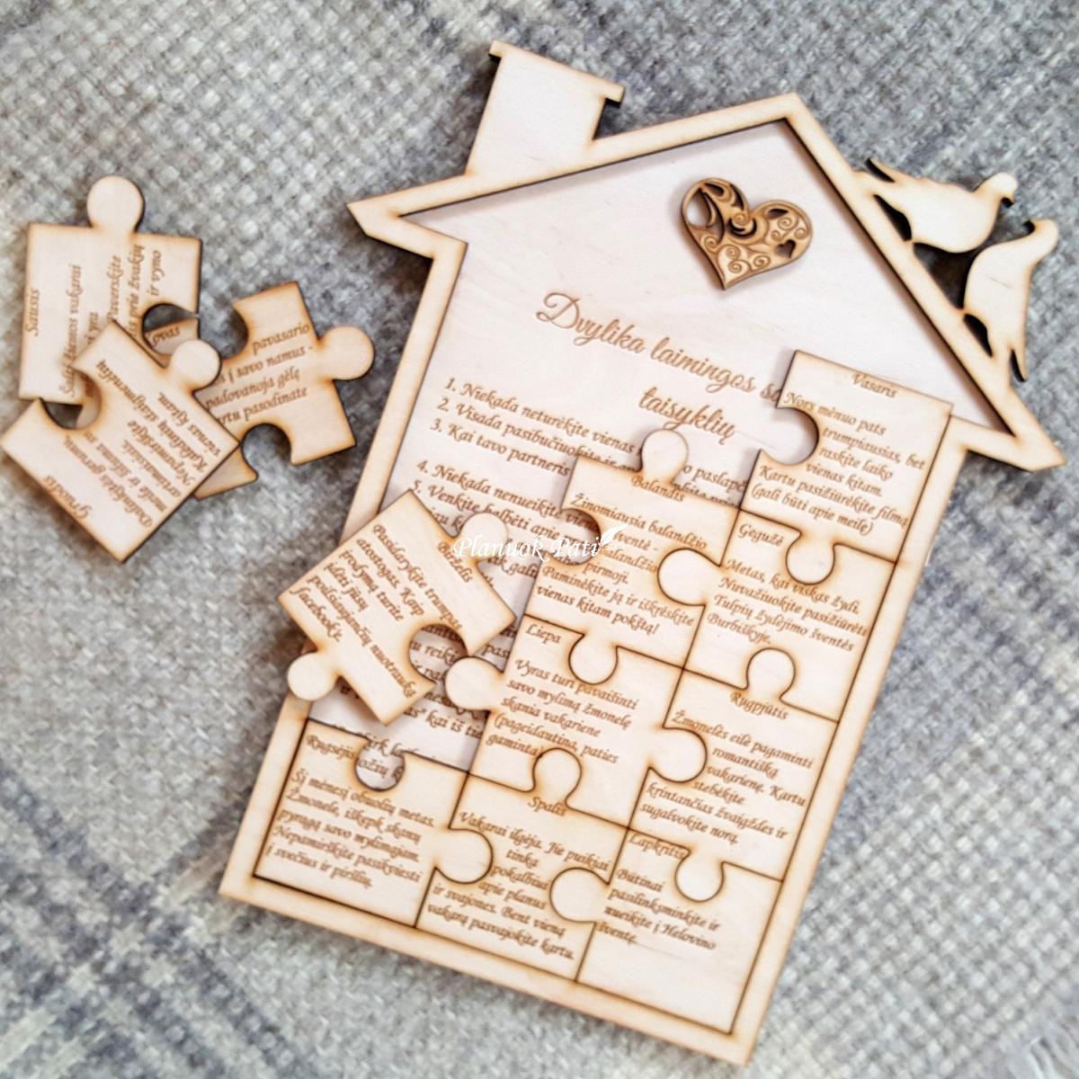 Užduotys jauniesiems pirmais santuokos metais