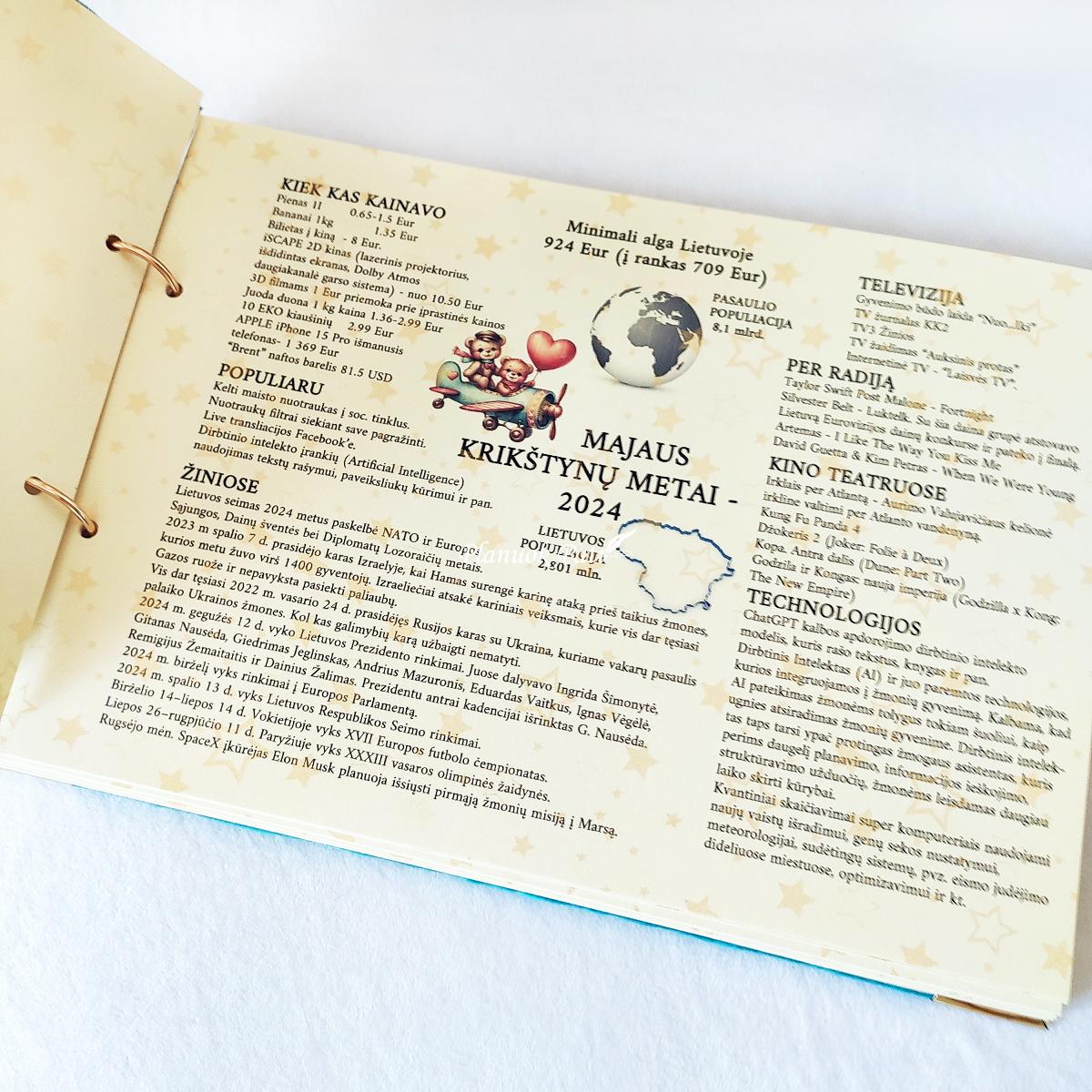 Krikštynų komplektas Meškutis (įvairios spalvos)