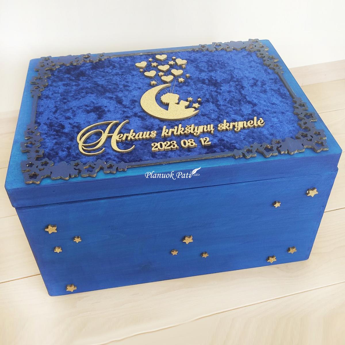 Krikštynų komplektas Mėnulio pasaka (įvairios spalvos)