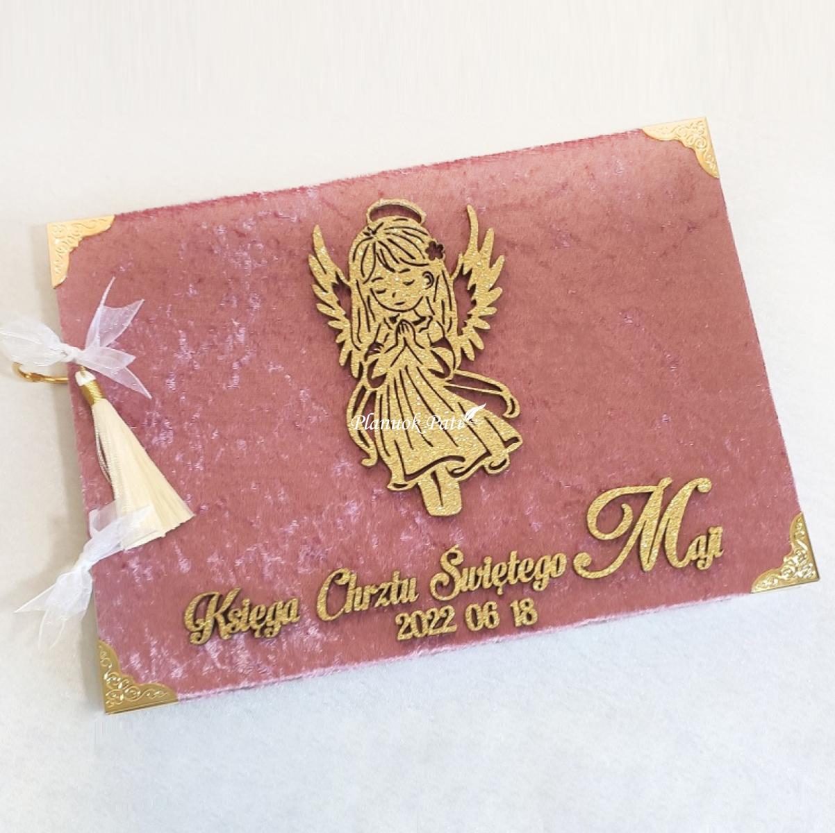 Krikštynų palinkėjimų albumas Mergaitė angelas