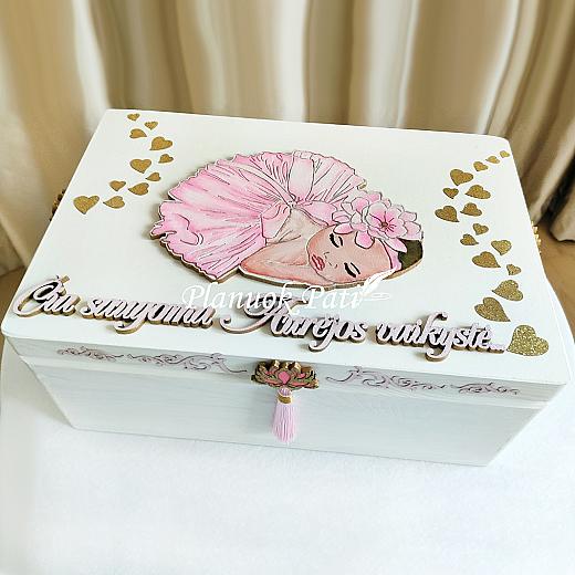 Tapyta krikštadėžė (individualus dizainas)