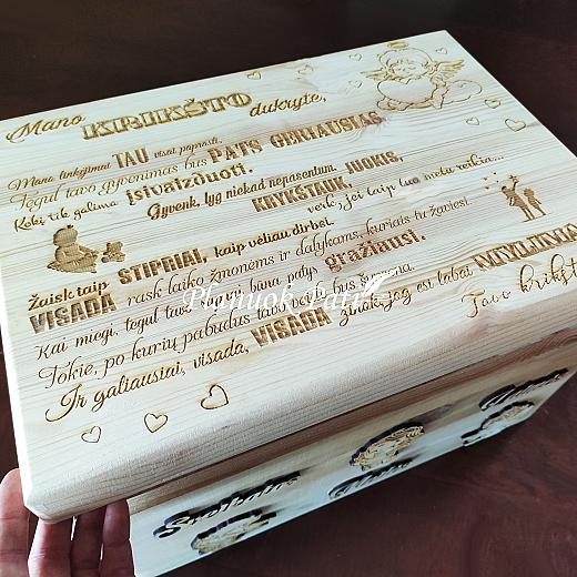 Prisiminimų skrynia sūnui ar dukrai