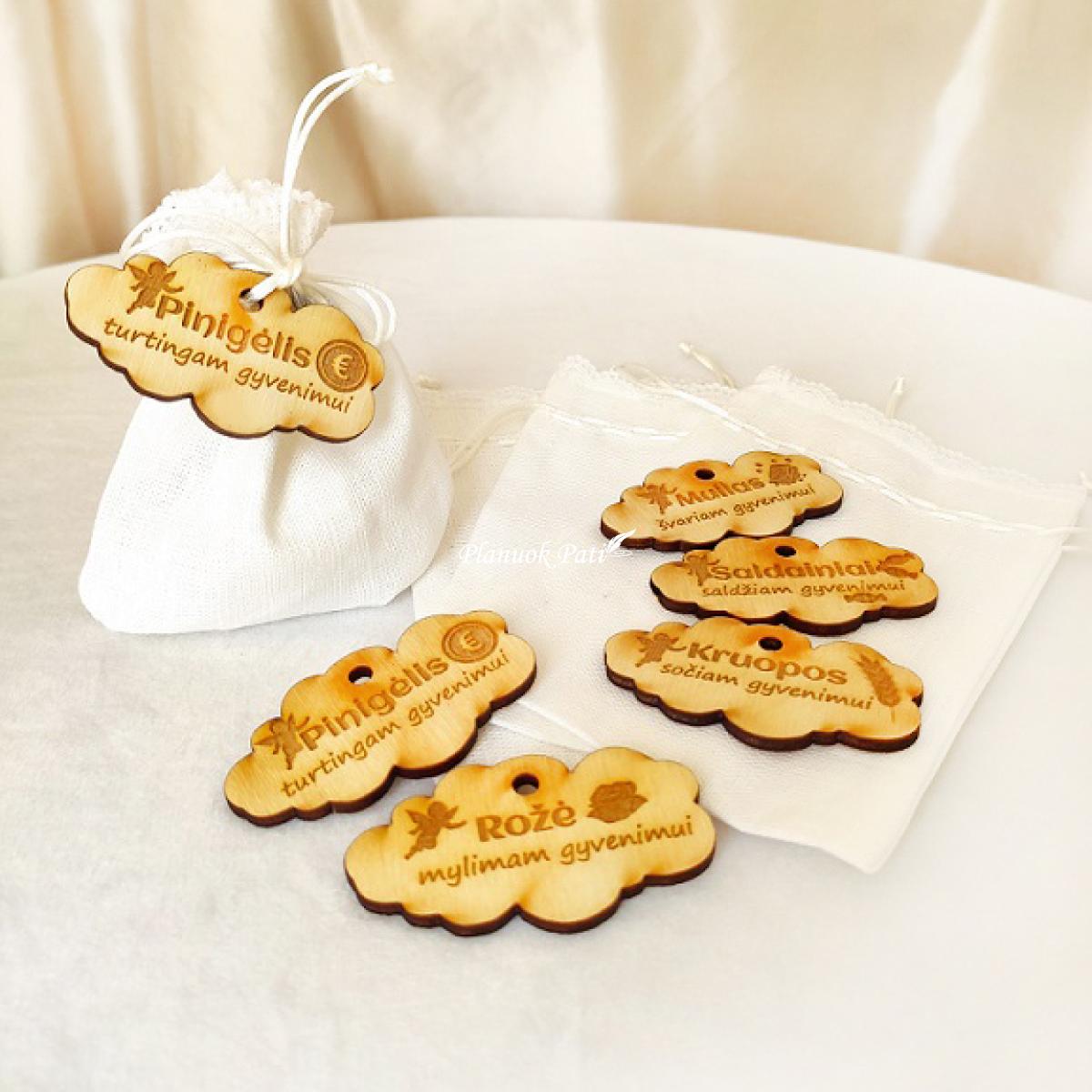 Palinkėjimai krikštynų maišeliams