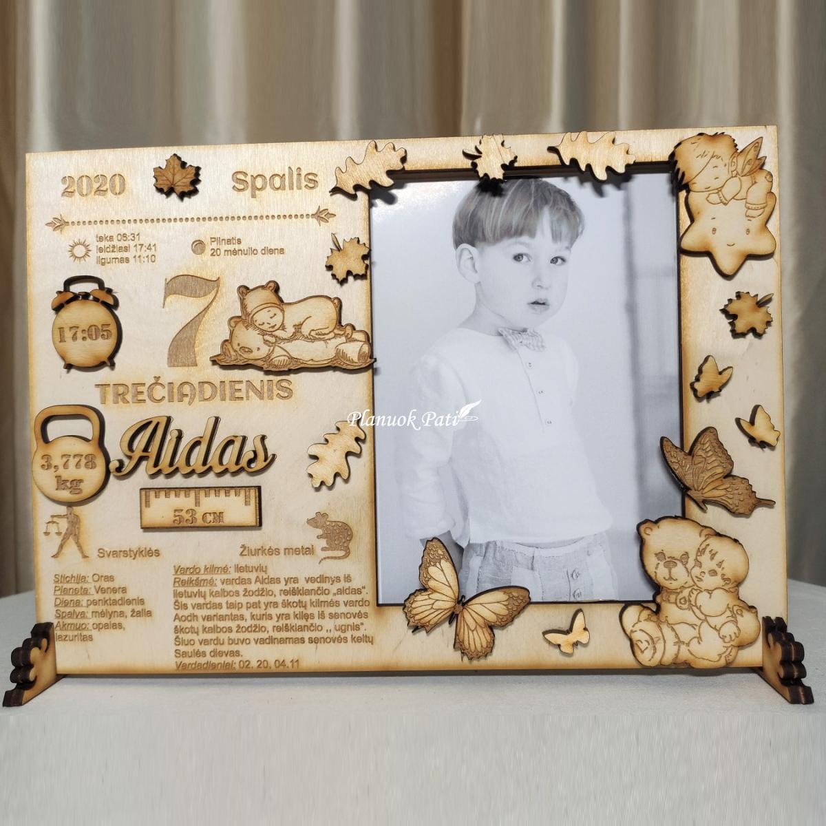 Rėmelis - metrikai su nuotrauka