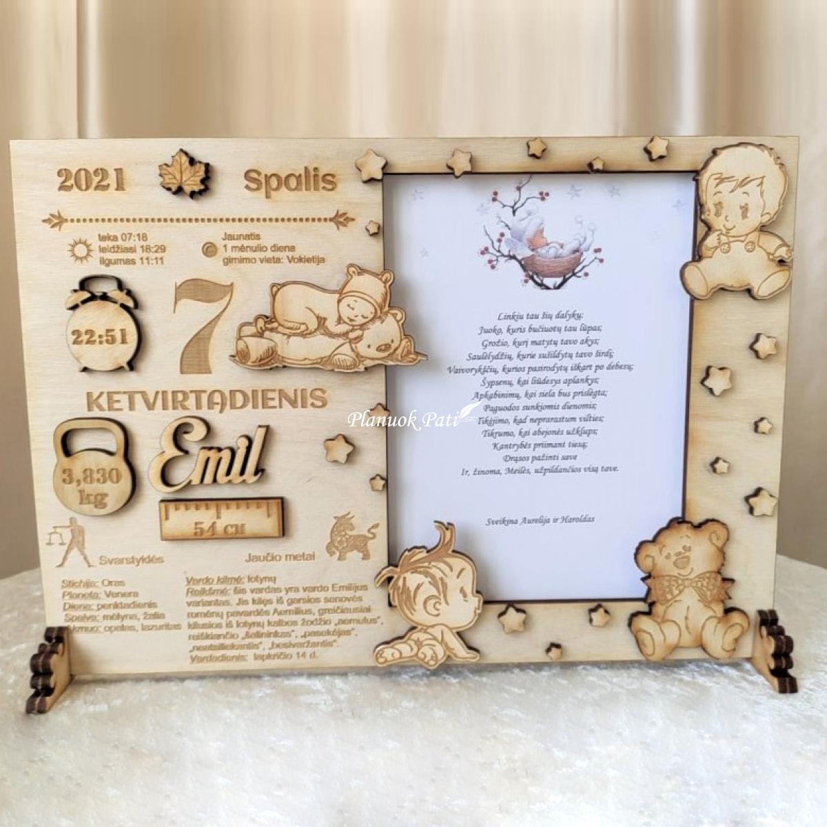 Rėmelis - metrikai su nuotrauka