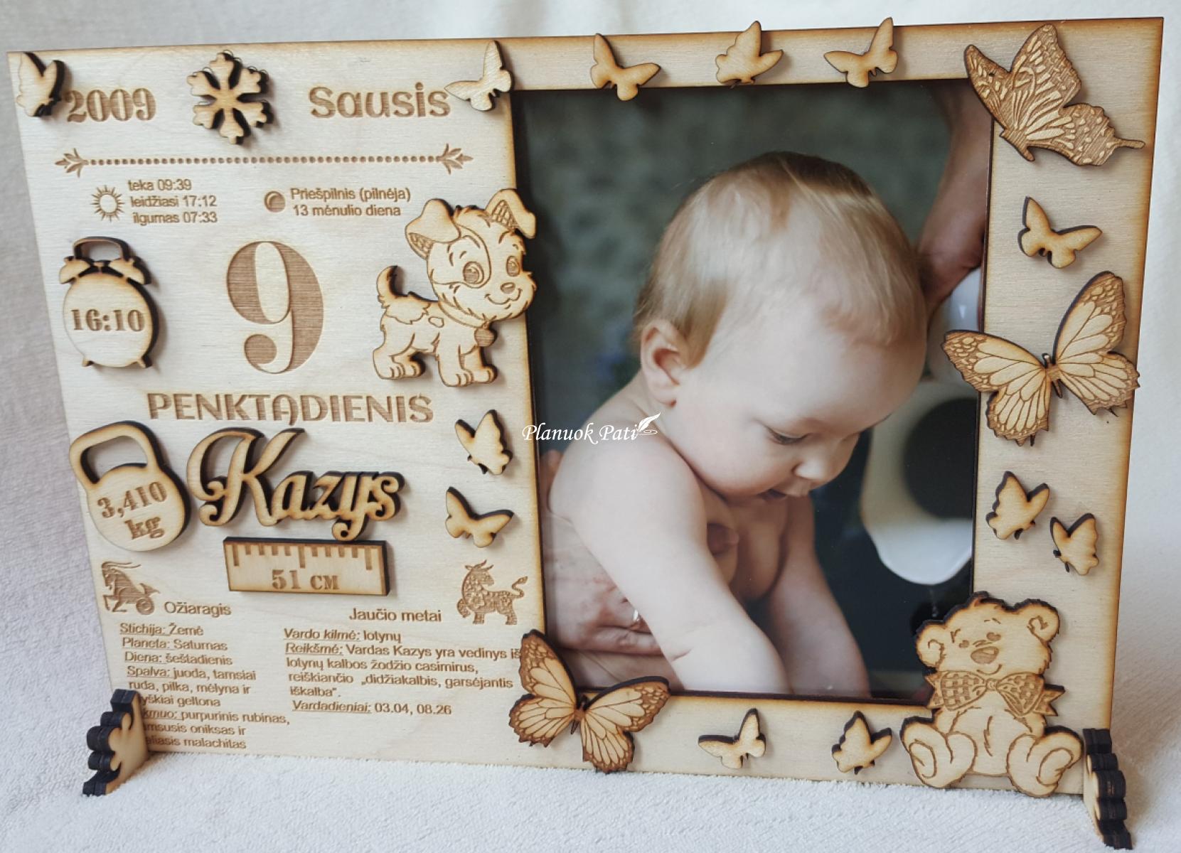 Rėmelis - metrikai su nuotrauka