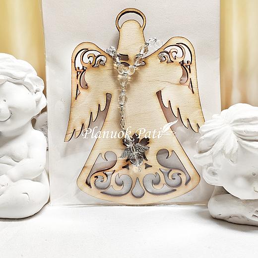 Austriškų karoliukų rožančiukas