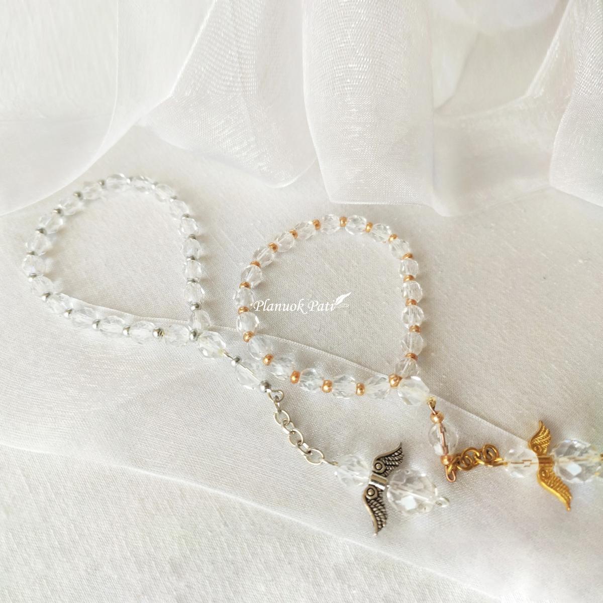 Austriškų karoliukų rožančiukas