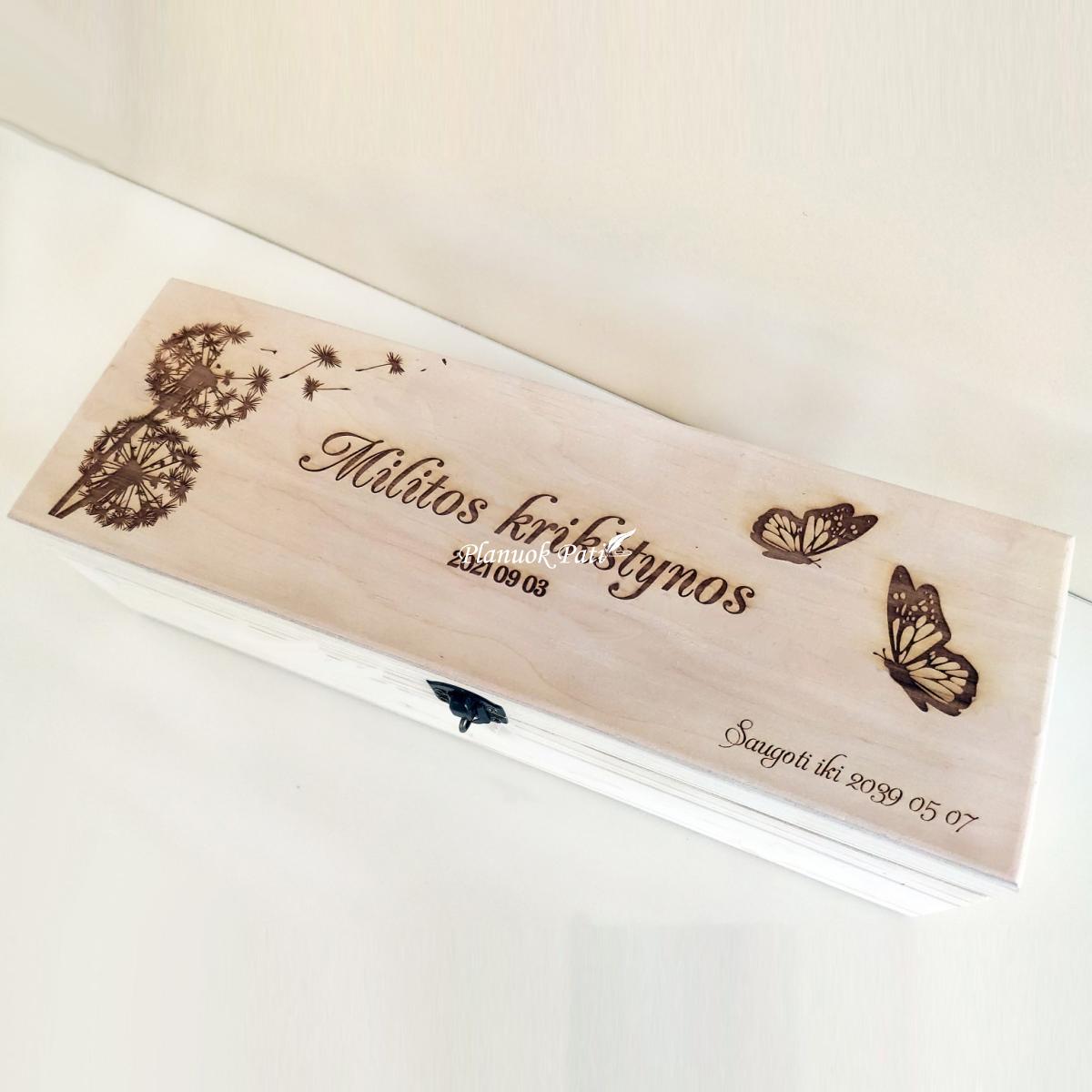 Tauraus gėrimo dėžutė krikštynoms