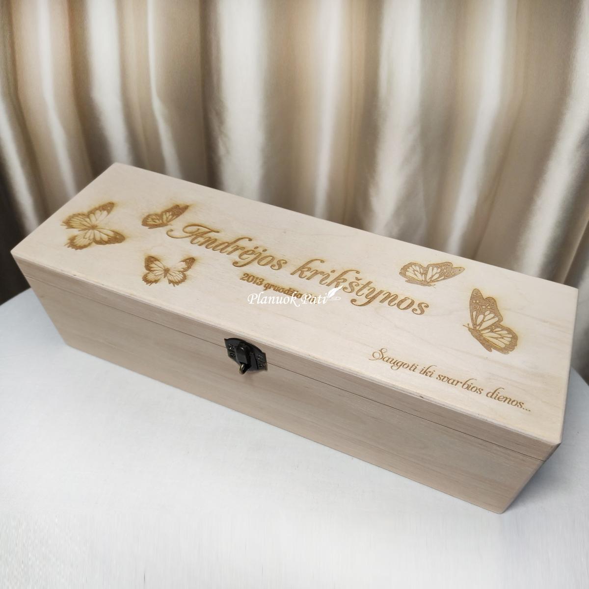 Tauraus gėrimo dėžutė krikštynoms