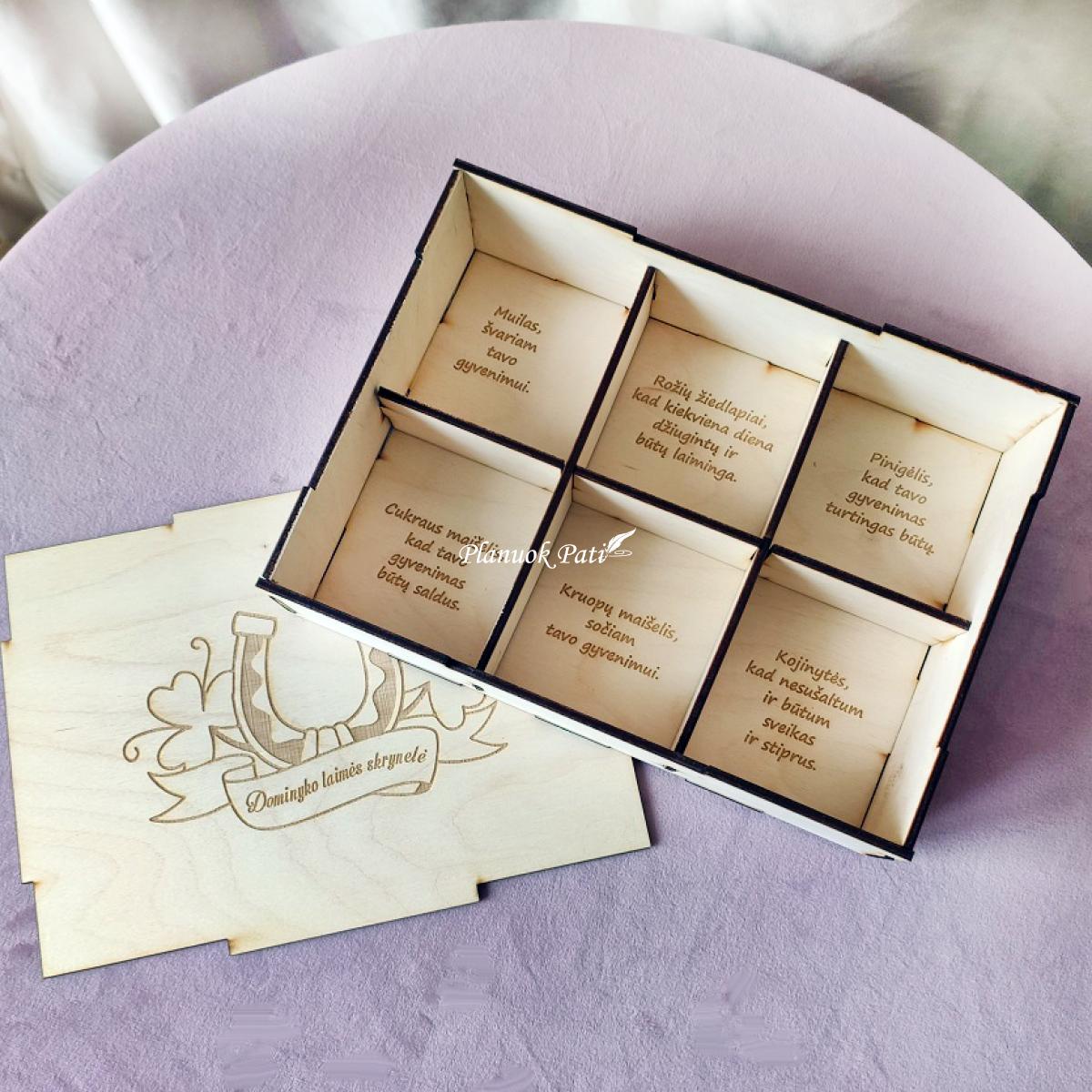 Pilna laimės skrynelė