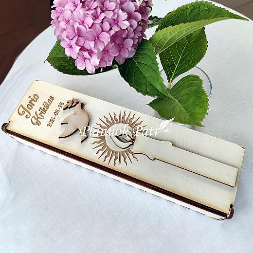 Krikštynų žvakės dėžutė