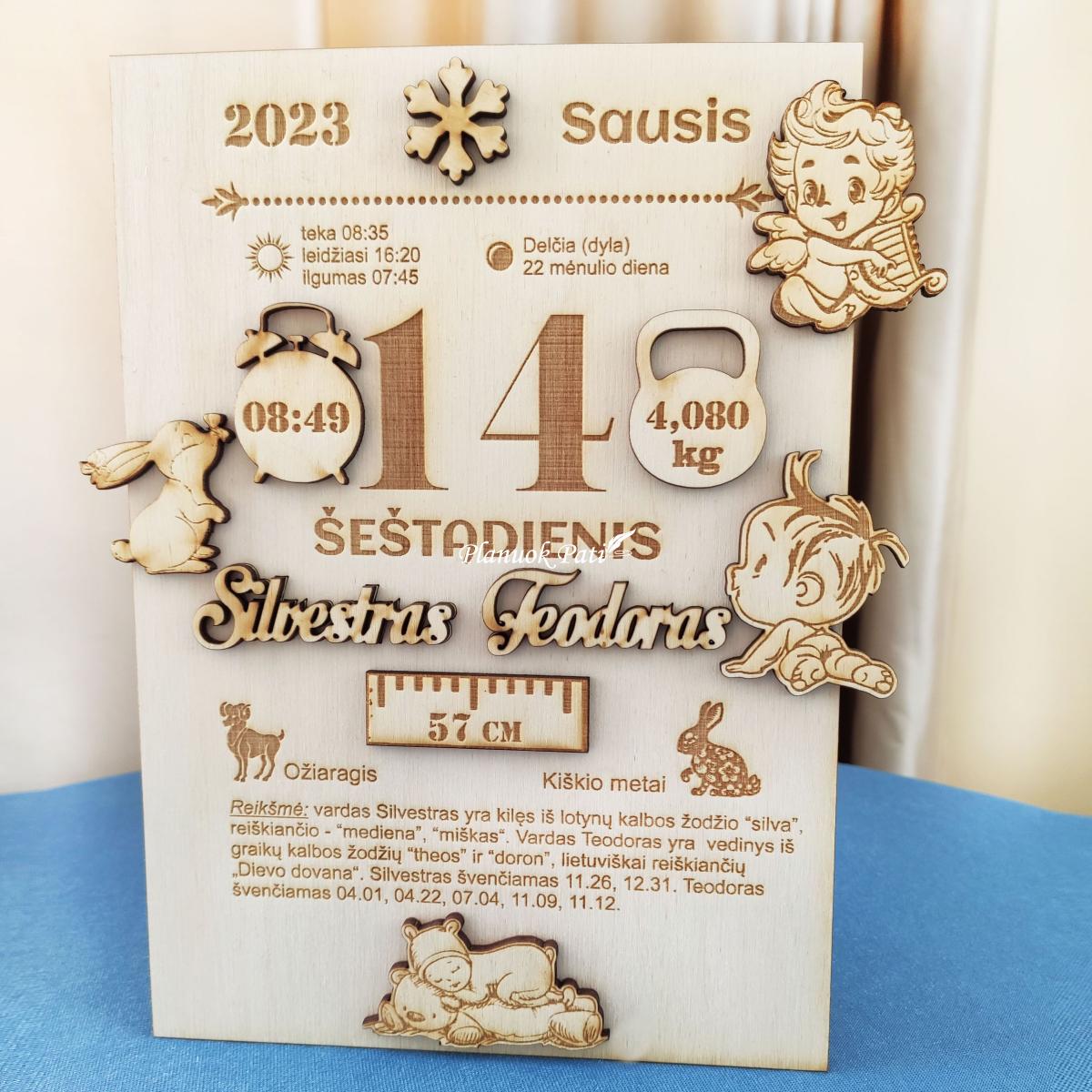 Metrikų rėmelis (be vietos nuotraukai)