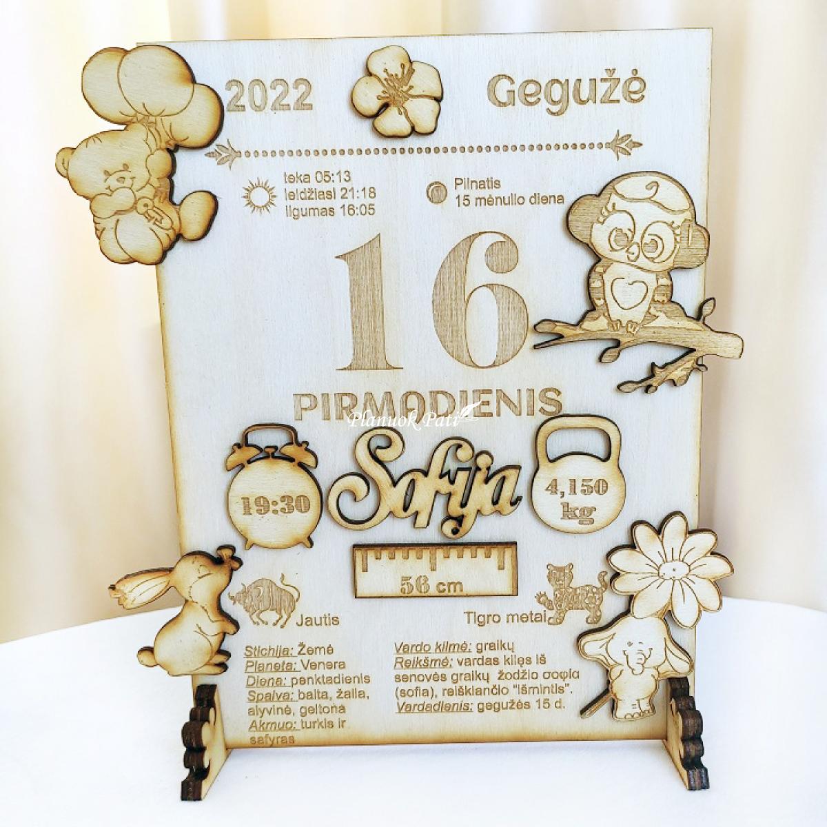 Metrikų rėmelis (be vietos nuotraukai)