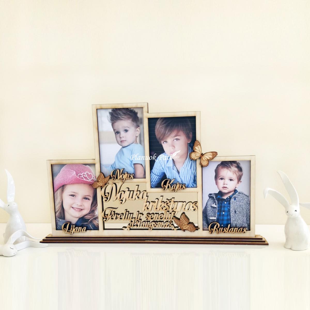 Pastatomi fotorėmeliai