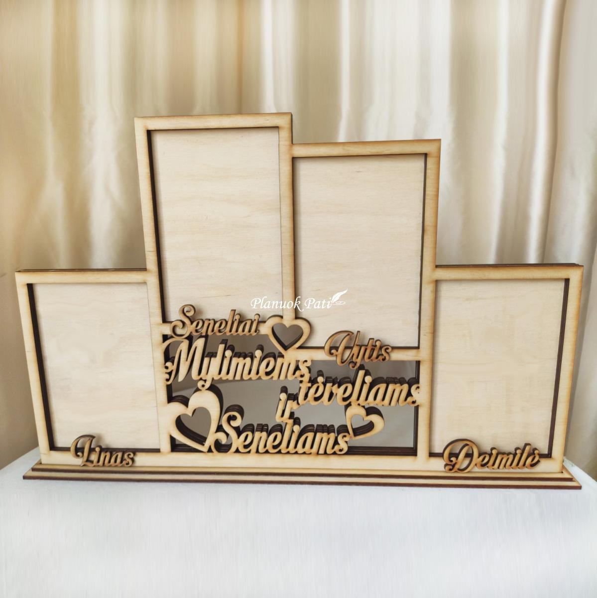 Pastatomi fotorėmeliai