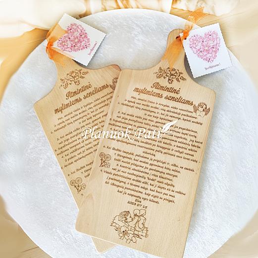 Pjaustymo lentelė močiutei