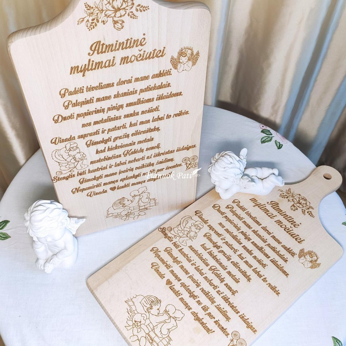 Pjaustymo lentelė močiutei