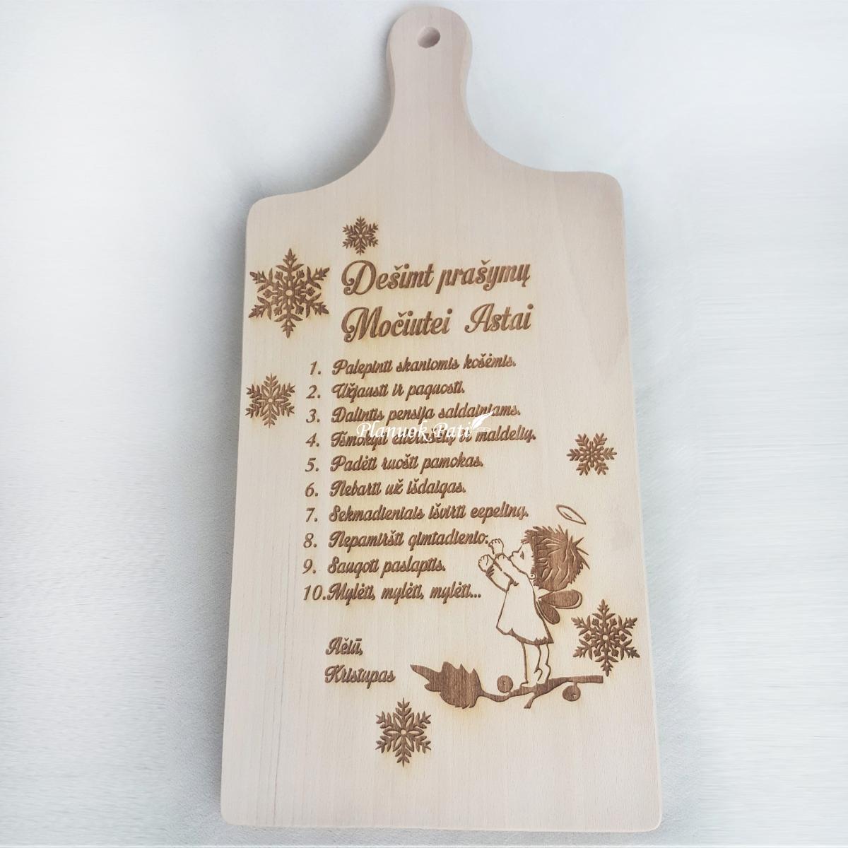 Pjaustymo lentelė močiutei