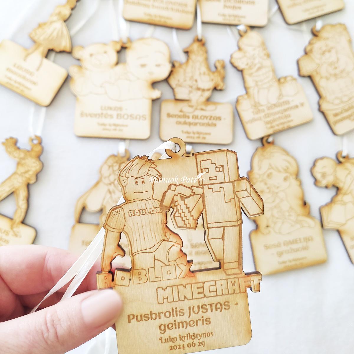 Krikštynų medaliai - magnetukai