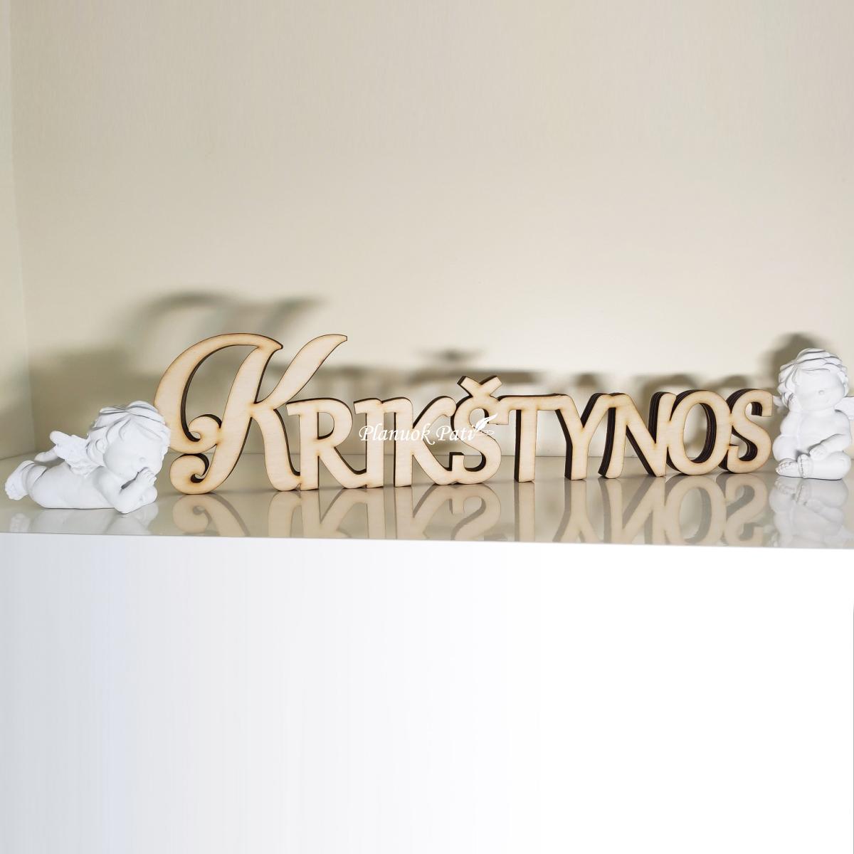 Pastatomas žodis krikštynoms