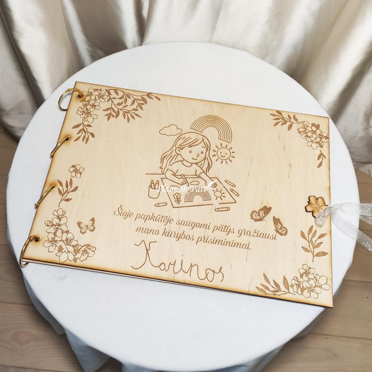 Vaiko piešinių segtuvas (A4 formatas)