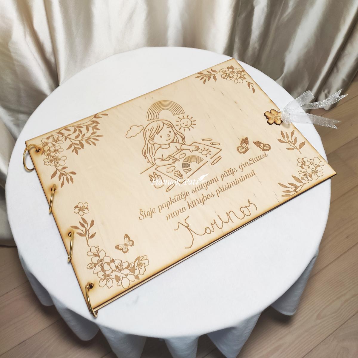 Vaiko piešinių segtuvas (A4 formatas)