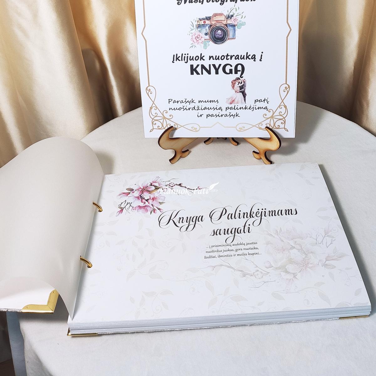 Vestuvių palinkėjimų knyga Mylimųjų siluetai