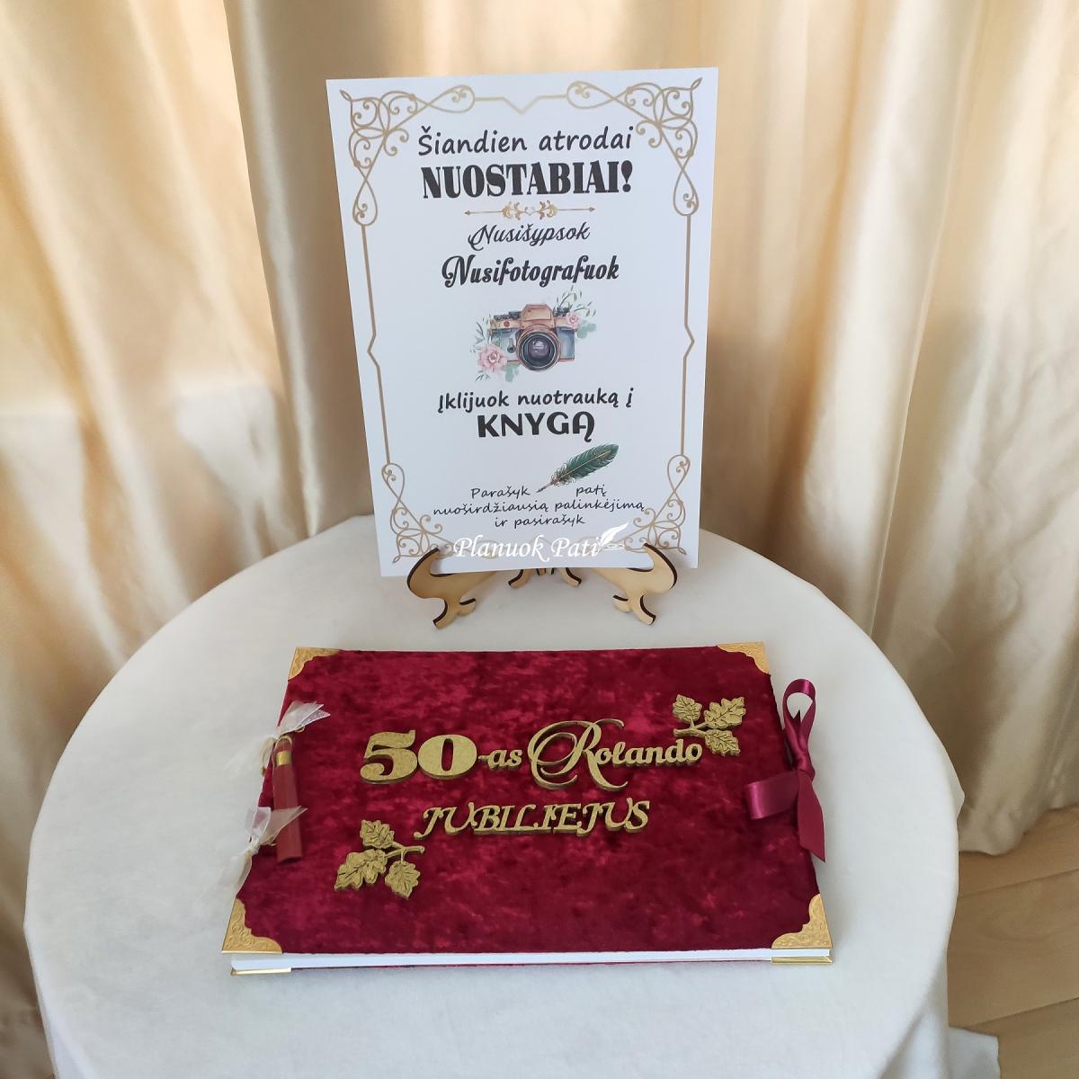 Albumas svečių palinkėjimams Ąžuolo lapai