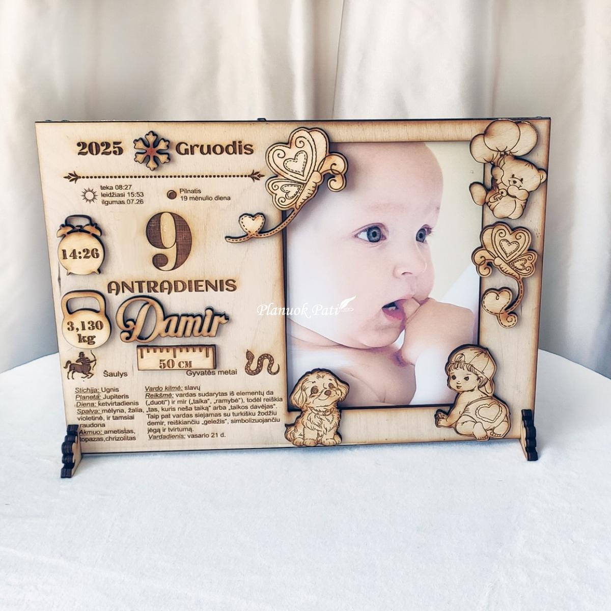 Rėmelis - metrikai su nuotrauka