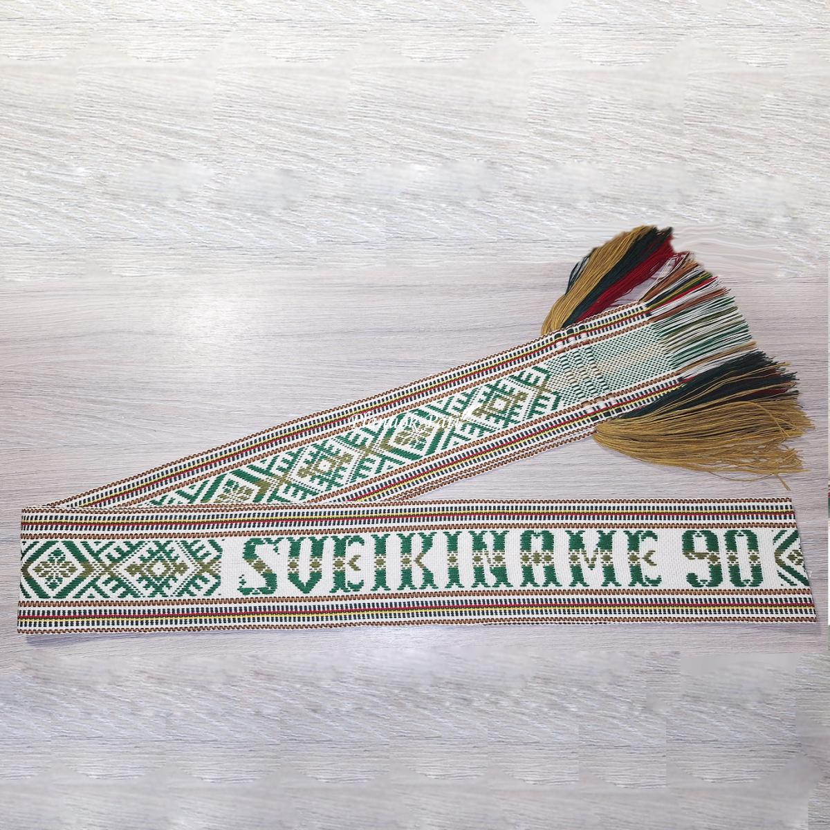 Austa juosta - Jubiliejaus proga su išaustu skaičiumi