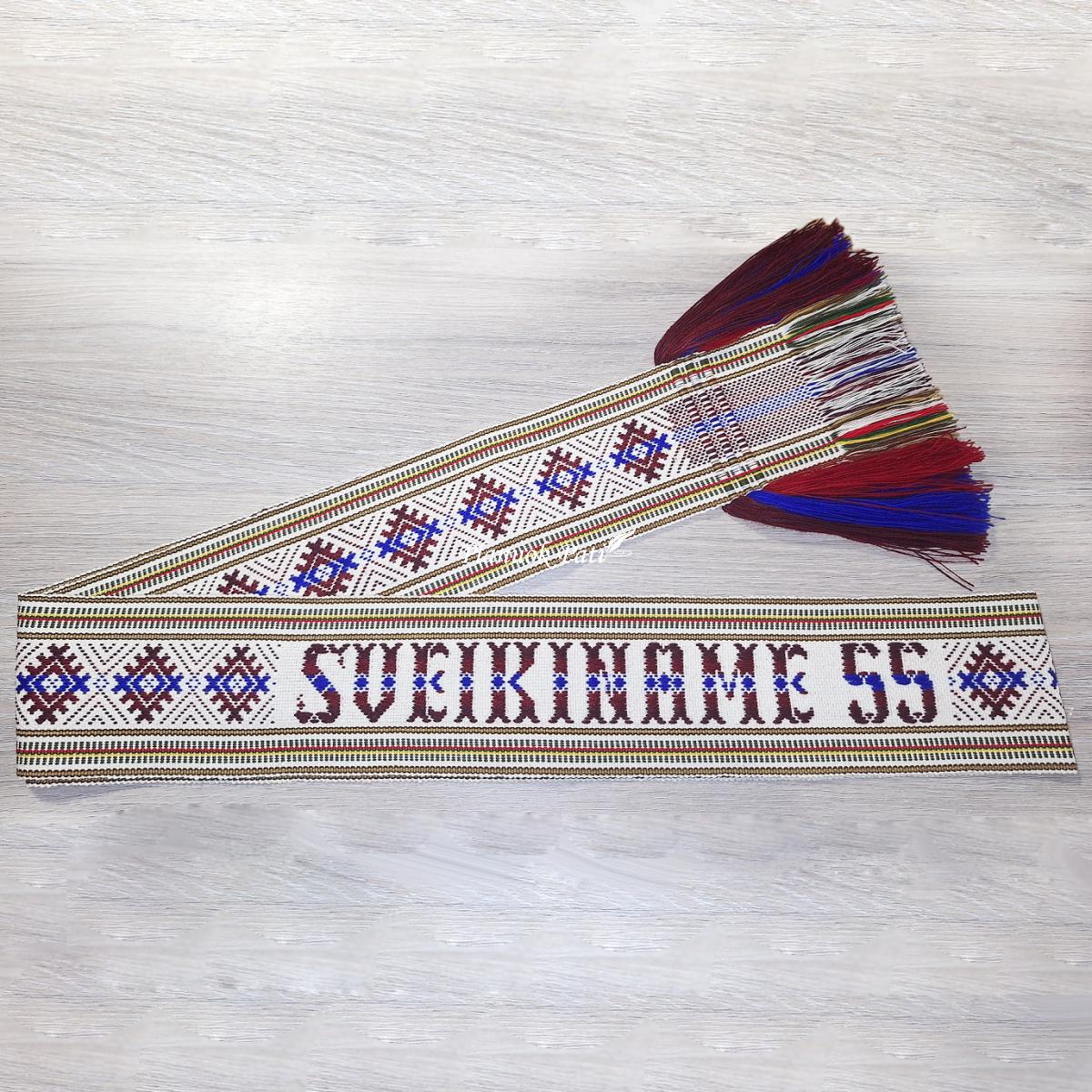 Austa juosta - Jubiliejaus proga su išaustu skaičiumi