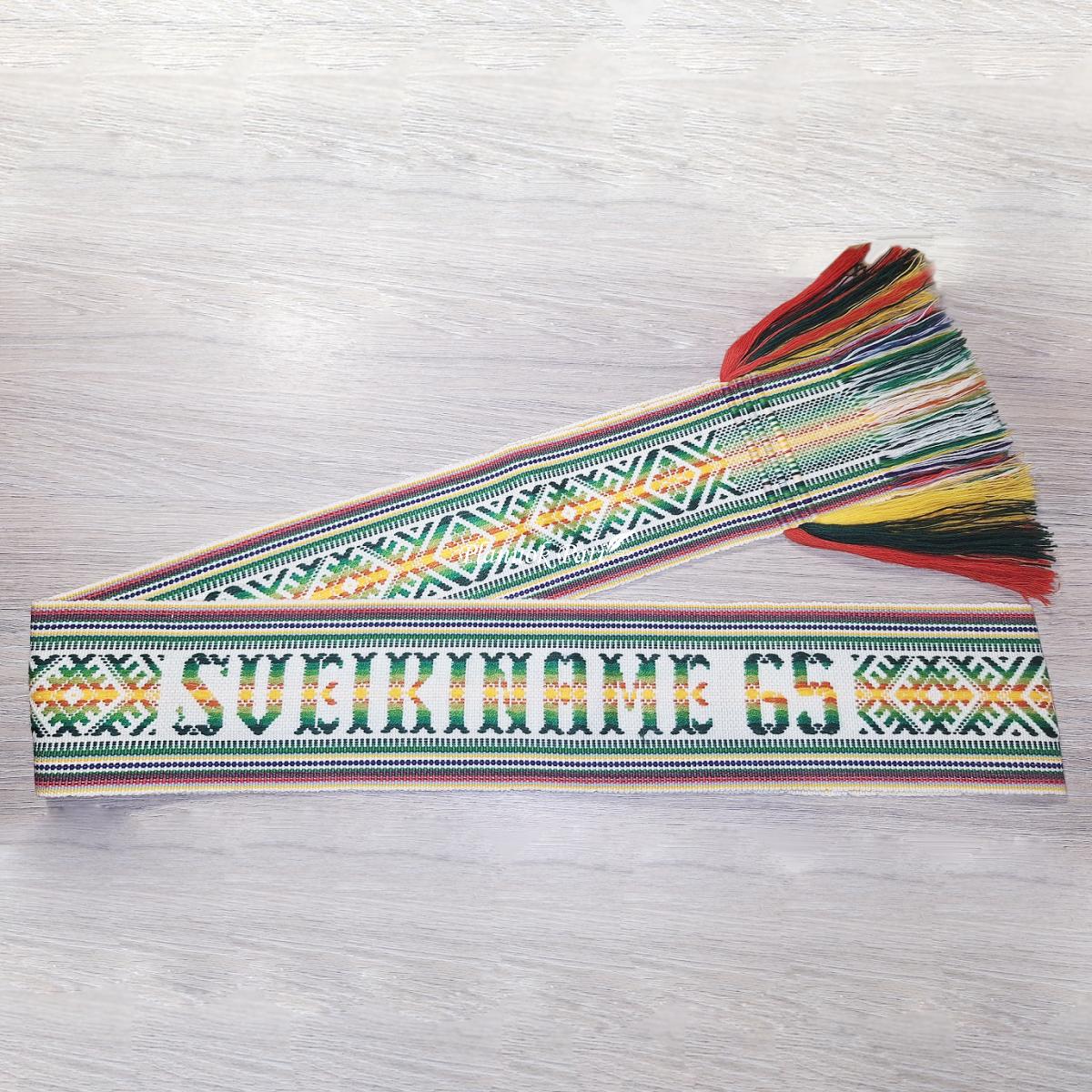 Austa juosta - Jubiliejaus proga su išaustu skaičiumi