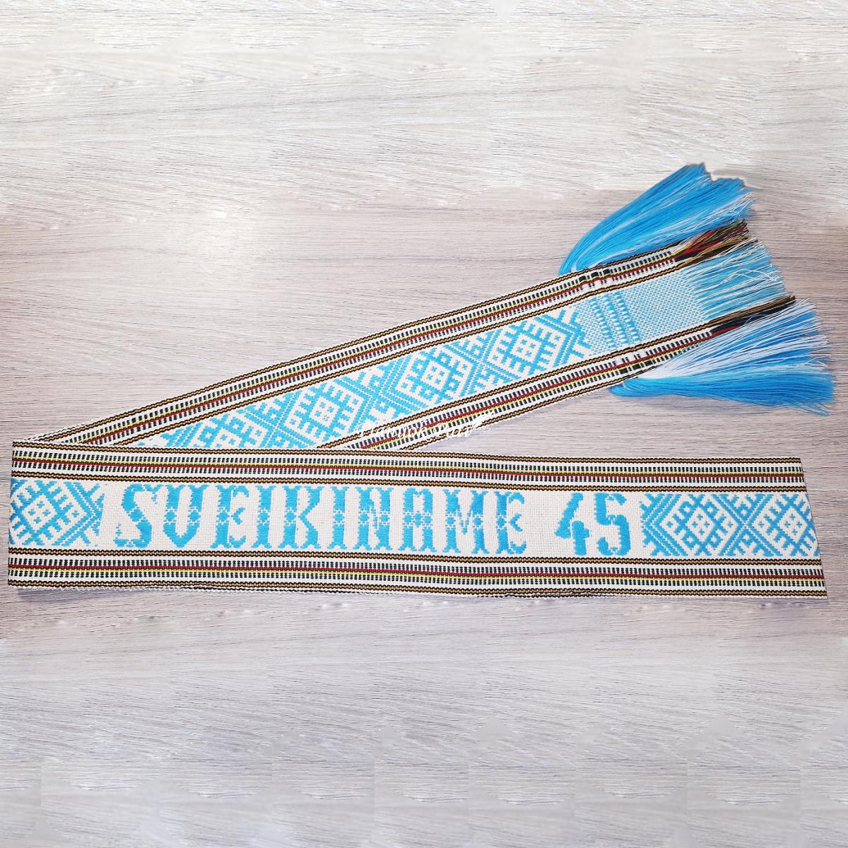 Austa juosta - Jubiliejaus proga su išaustu skaičiumi