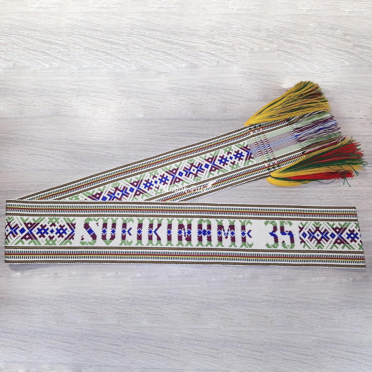 Austa juosta - Jubiliejaus proga su išaustu skaičiumi