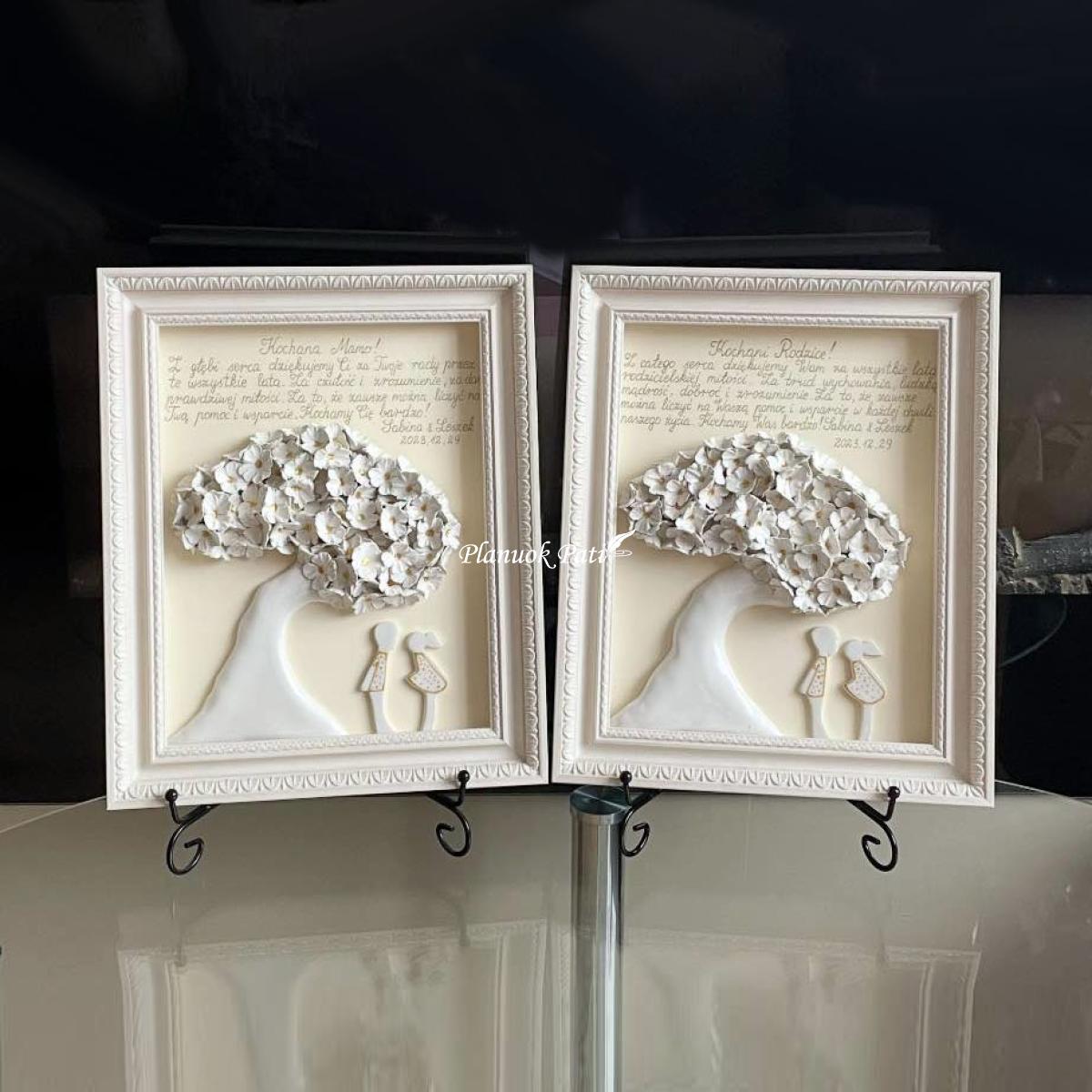 Paveikslas - Žydintis medis (27x33 cm)