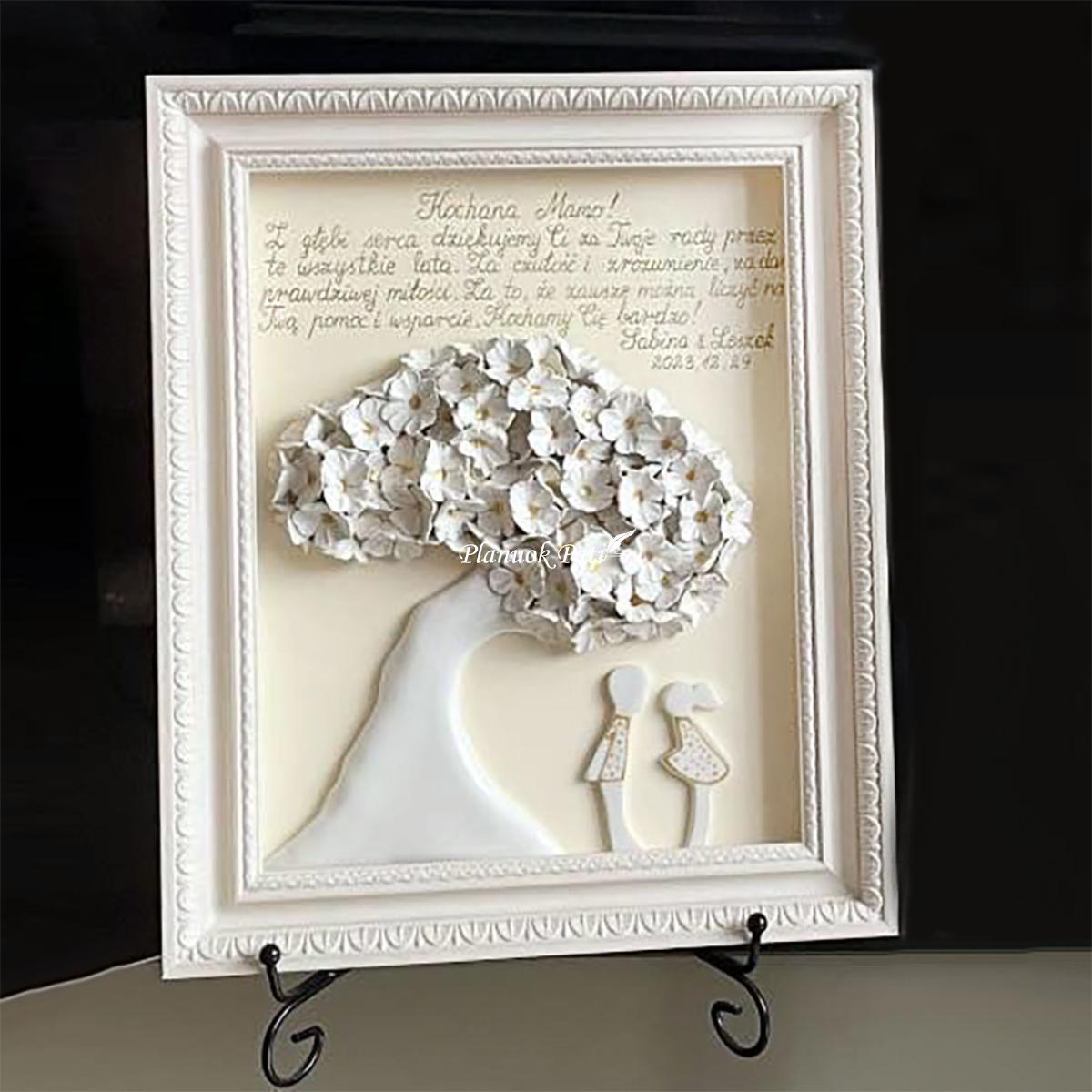 Paveikslas - Žydintis medis (27x33 cm)