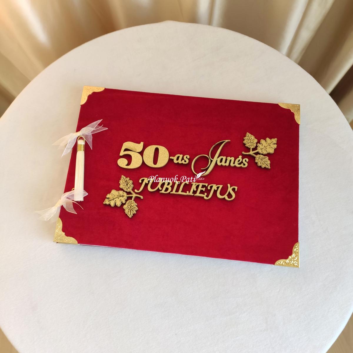 Albumas svečių palinkėjimams Ąžuolo lapai