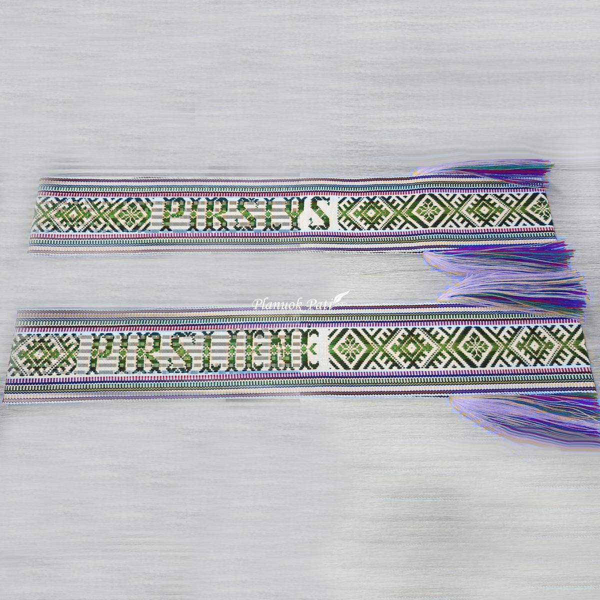 Austa juosta - Piršlys, Piršlienė, Liudininkas, Liudininkė