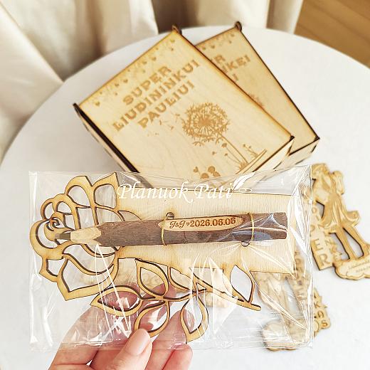 Padėka liudininkams dėžutėje