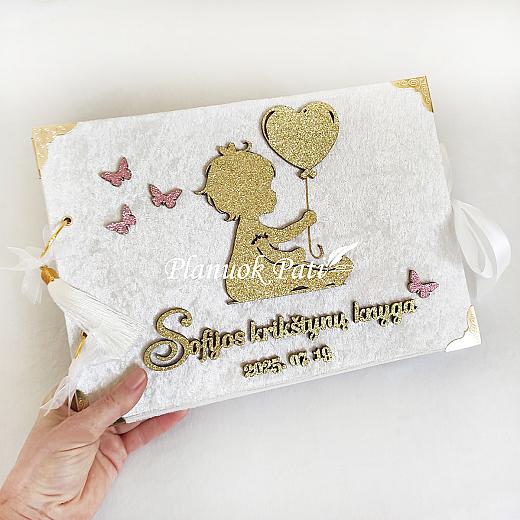 Krikštynų knyga Mergaitė su balionu