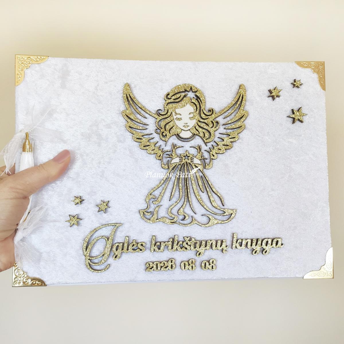 Palinkėjimų albumas Krikštynų angelas