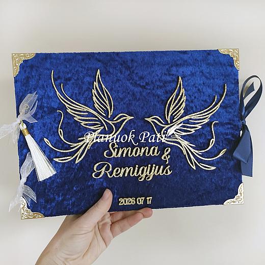Vestuvių palinkėjimų albumas Meilės paukščiai