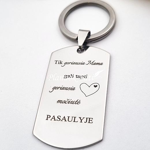 Raktų pakabukas - geriausiai Močiutei