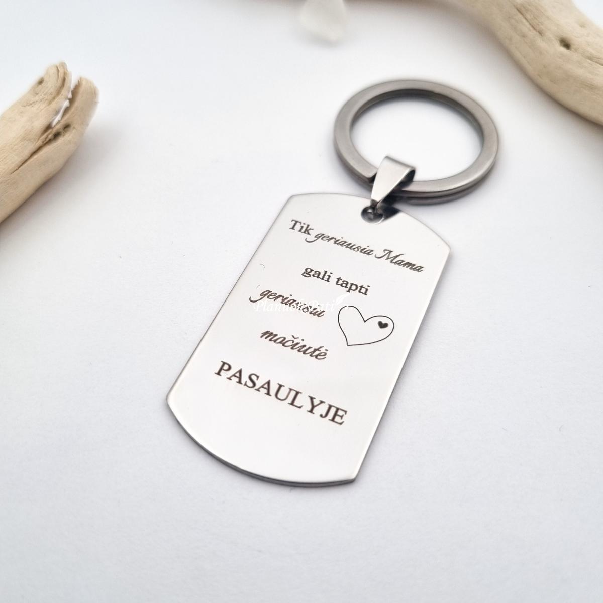 Raktų pakabukas - geriausiai Močiutei