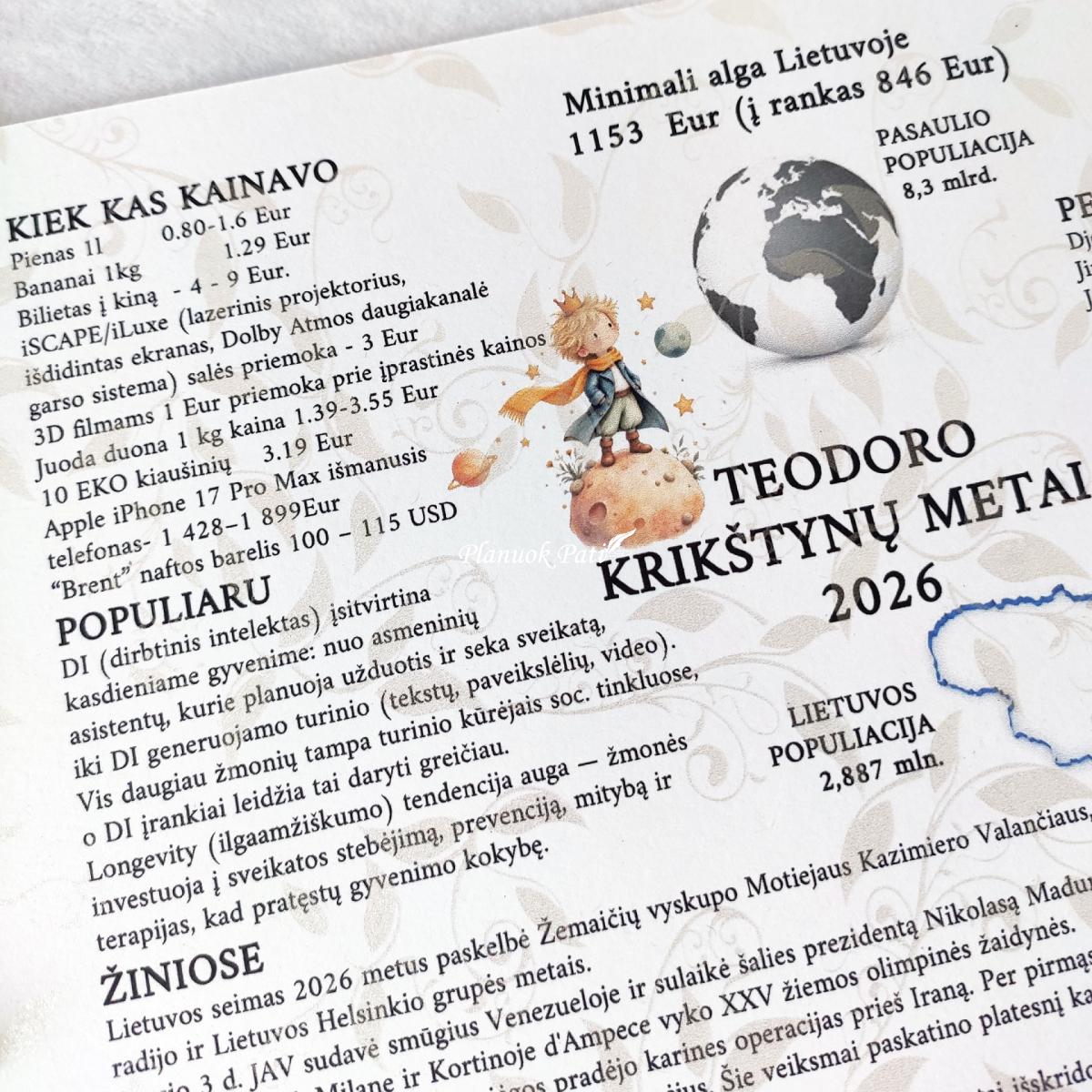 Krikštynų knyga Mažasis Princas