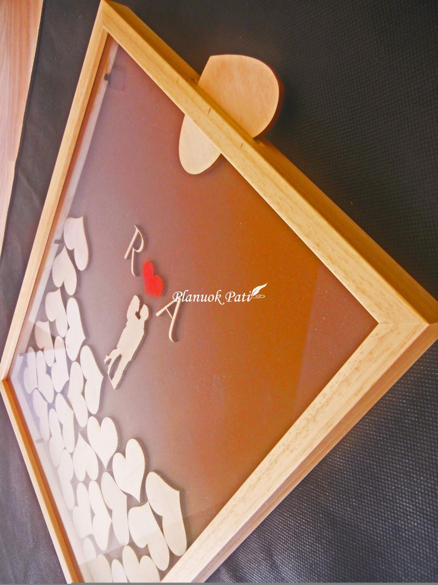 Rėmelis Įsimylėjėliai svečių palinkėjimams